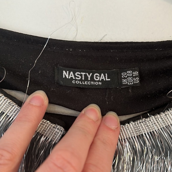 Nasty Gal tinsel jacket - Picture 4 of 5